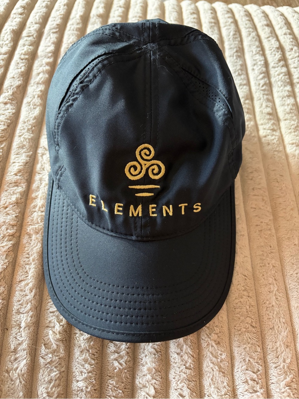 Element Black Cap with Gold 'ELEMENTS' Logo